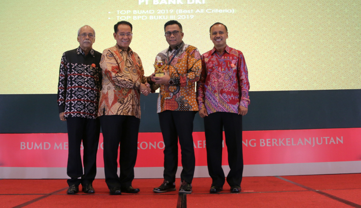 Bank DKI Raih Penghargaan TOP BUMD 2019