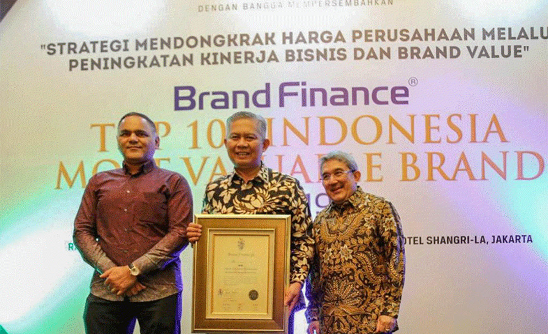 bank bjb Raih Top 100 Indonesia Most Valuable Brand 2019