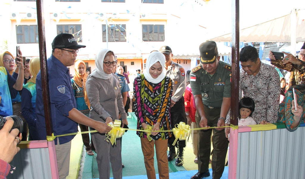 Bankaltimtara Kantor Cabang Nunukan Launching Reading Corner dan Food Point