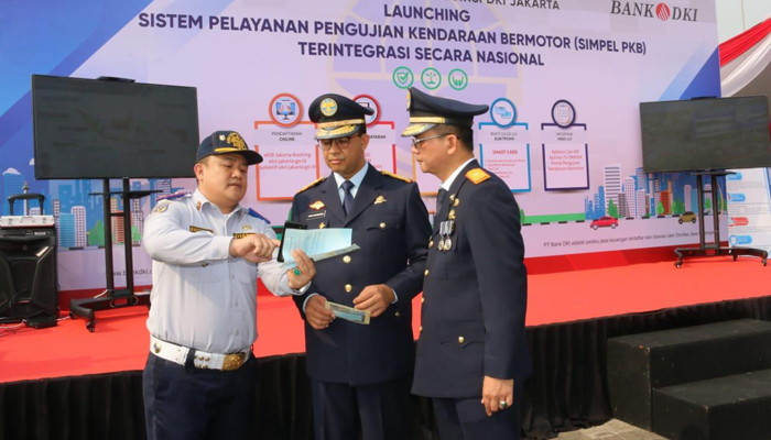 Bank DKI dan Dishub DKI Luncurkan Simpel PKB