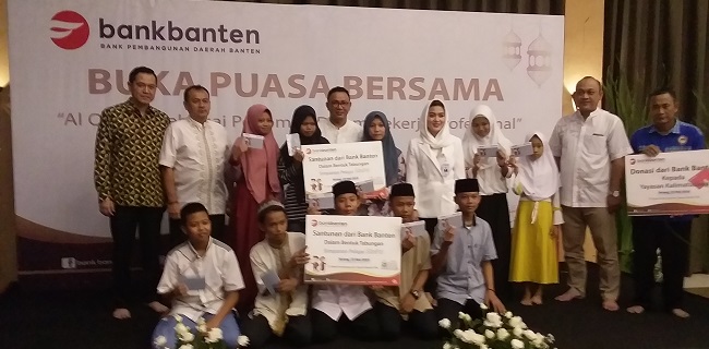 Bank Banten Buka Puasa Bareng Anak Yatim