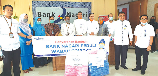 Bank Nagari Bantu APD untuk Tenaga Medis