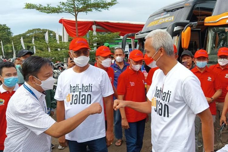Bank Jateng Sediakan 65 Unit Bus dan 4 Gerbong Kereta Api pada Program Mudik Lebaran Gratis Pemprov Jateng 2022