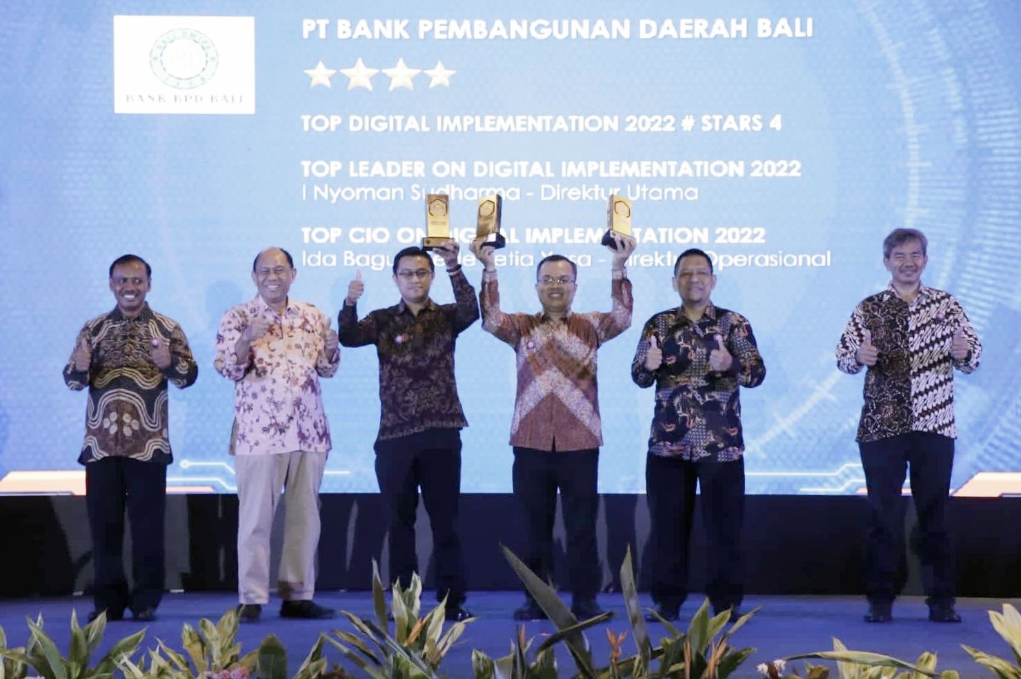 Bank BPD Bali Raih 3 Penghargaan Top Digital Awards 2022
