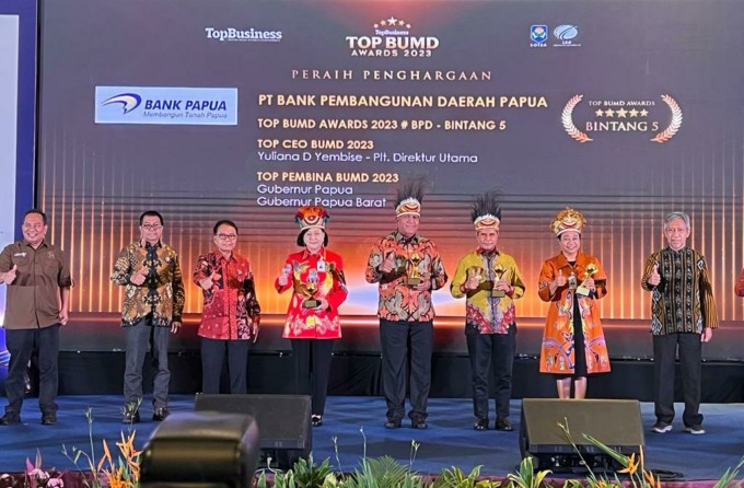 Bank Papua Raih Tujuh Penghargaan